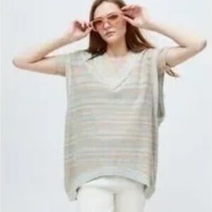 BDG Multicolor V-Neck Knit Tunic